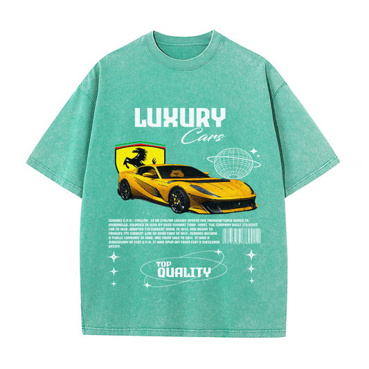 FERRARI HEAVY WEIGHT COTTON TEE-9095