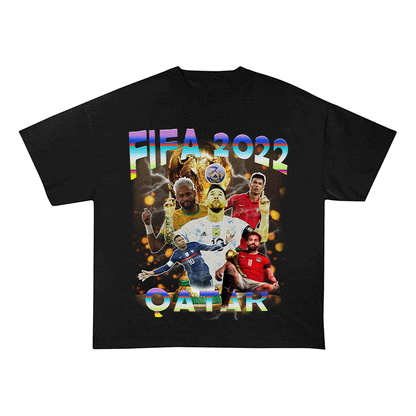 RDMCLOTHINGART tapestry hoodie FIFA 2022 HEAVY WEIGHT COTTON TEE-9156