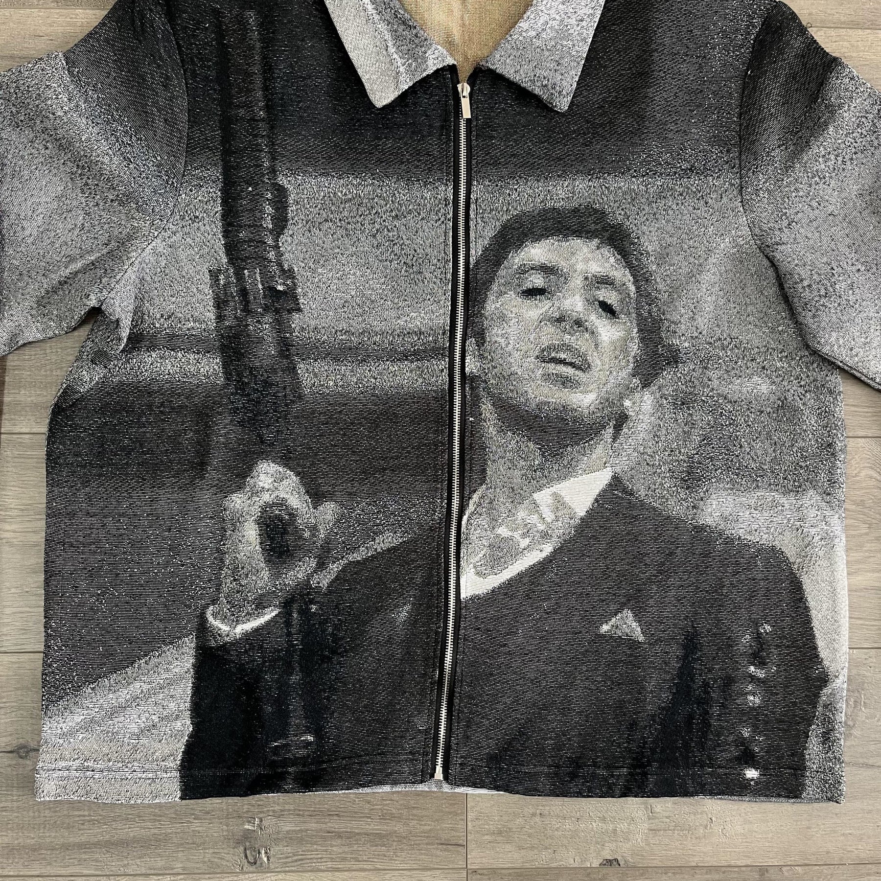 RDMCLOTHINGART tapestry hoodie FIVESTARS JACKET