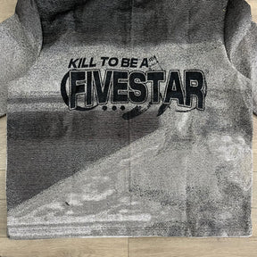 RDMCLOTHINGART tapestry hoodie FIVESTARS JACKET