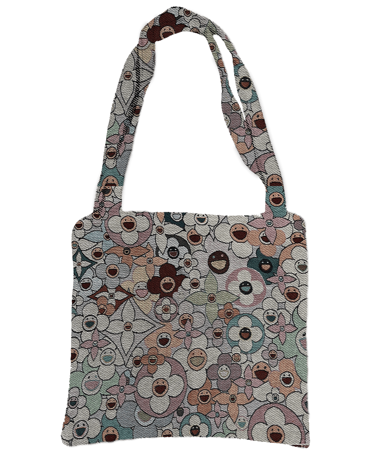 RDMCLOTHINGART tapestry hoodie FLOWER TAPESTRY BAG