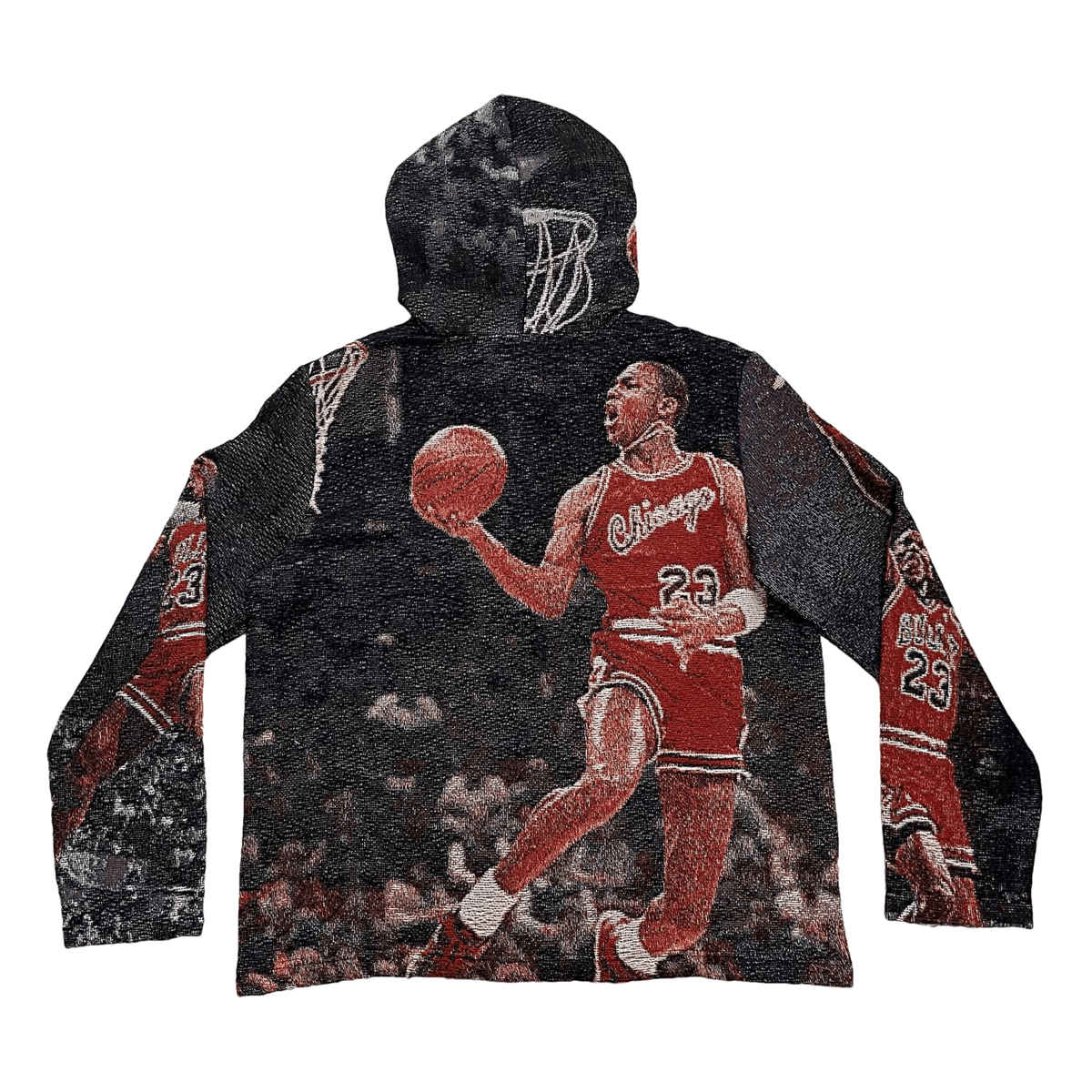 RDMCLOTHINGART tapestry hoodie FLY MAN TAPESTRY