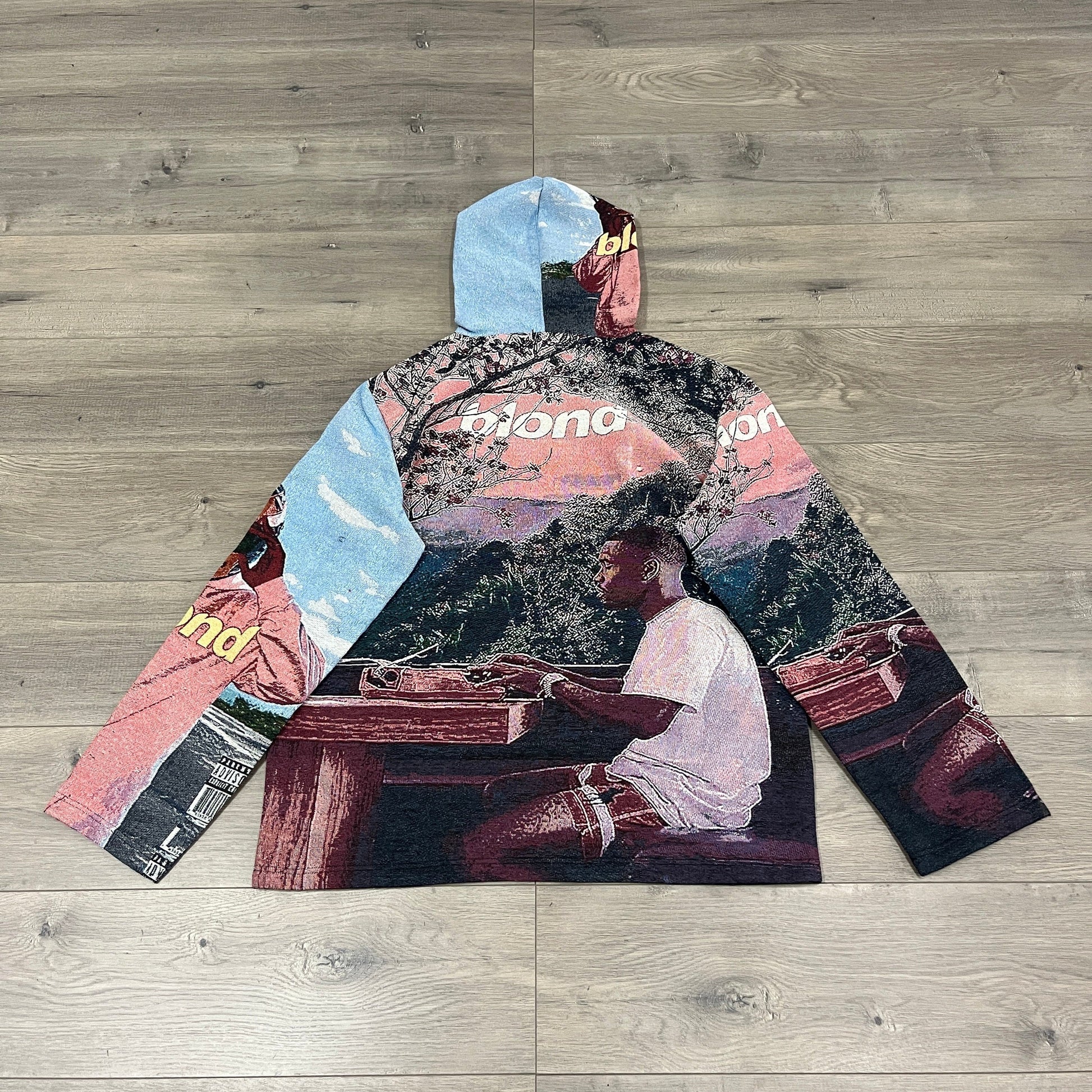 RDMCLOTHINGART tapestry hoodie FRANK TAPESTRY HOODIE