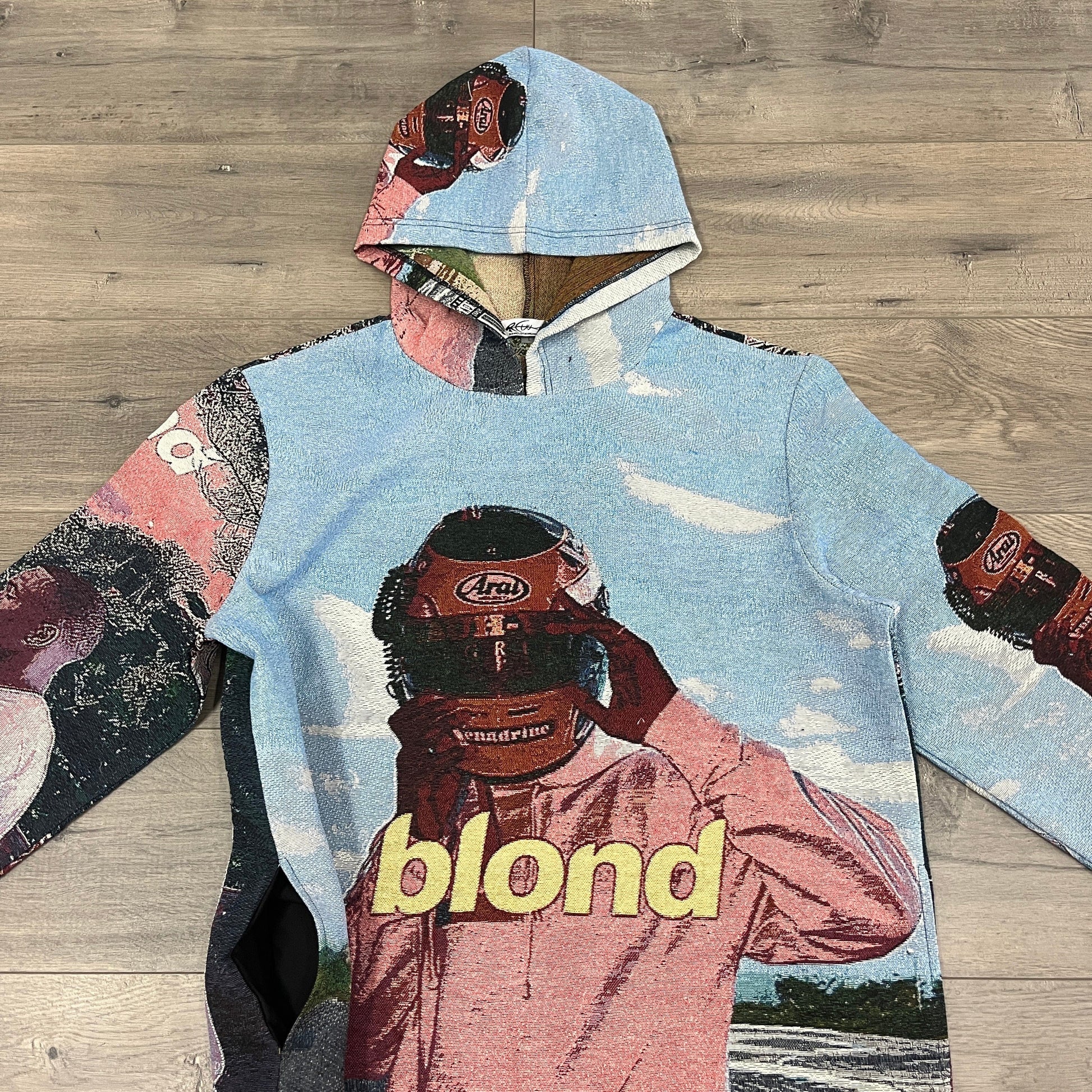 RDMCLOTHINGART tapestry hoodie FRANK TAPESTRY HOODIE