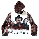 RDMCLOTHINGART tapestry hoodie FRIENDS TAPESTRY