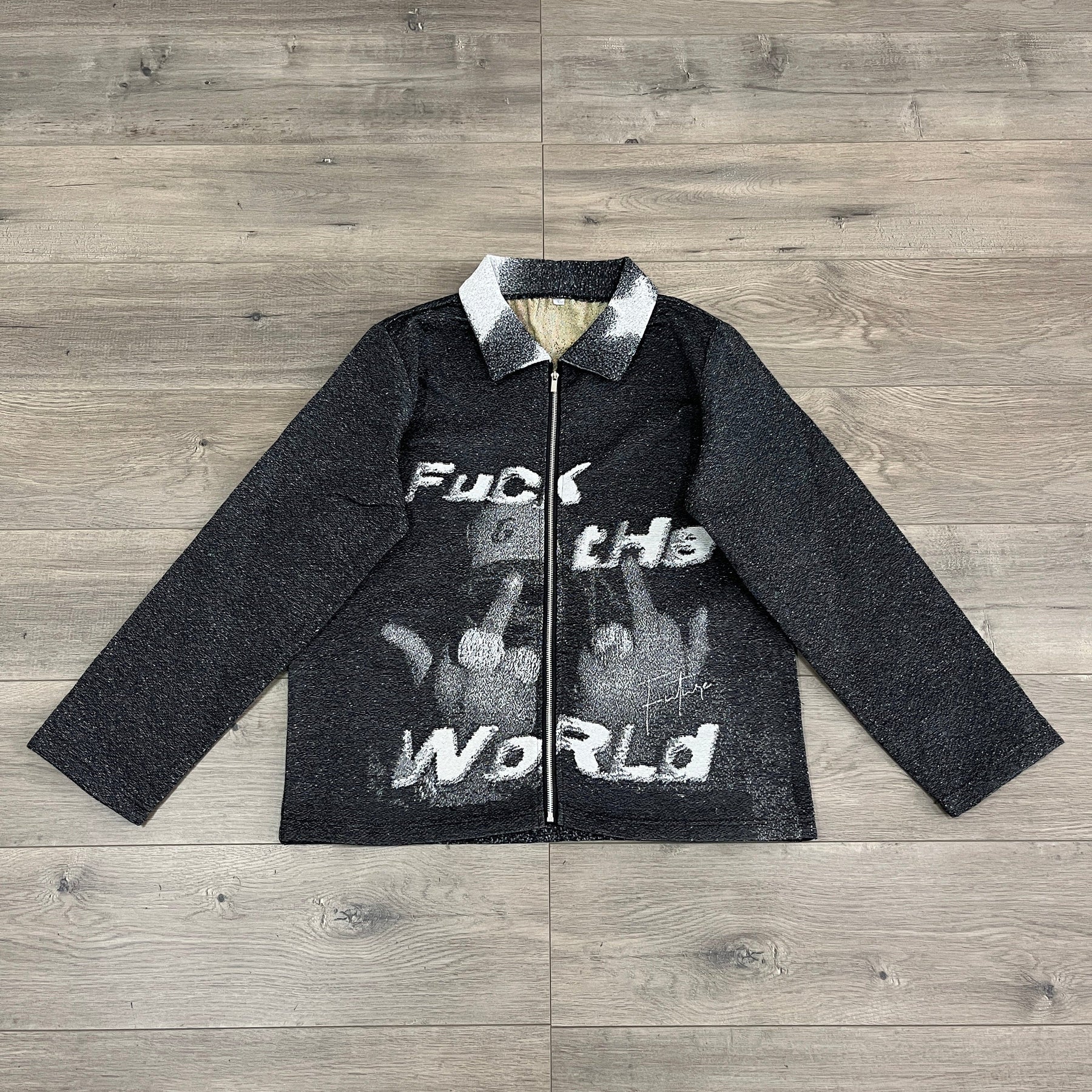 RDMCLOTHINGART tapestry hoodie FXXK THE WORLD TAPESTRY JACKET