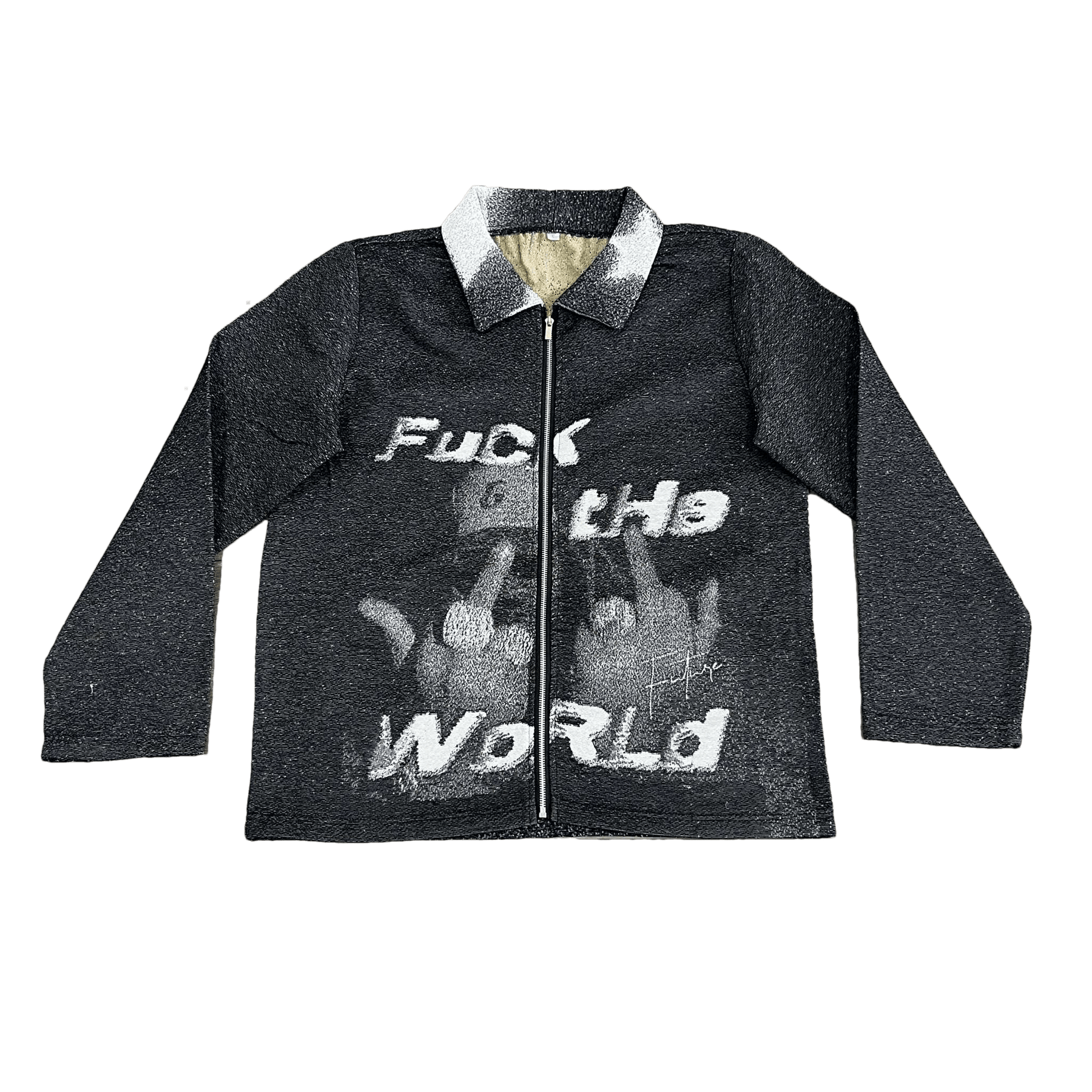 RDMCLOTHINGART tapestry hoodie FXXK THE WORLD TAPESTRY JACKET