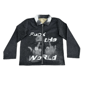 RDMCLOTHINGART tapestry hoodie FXXK THE WORLD TAPESTRY JACKET