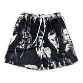 RDMCLOTHINGART tapestry hoodie GANGSTERS MESH SHORTS-8681