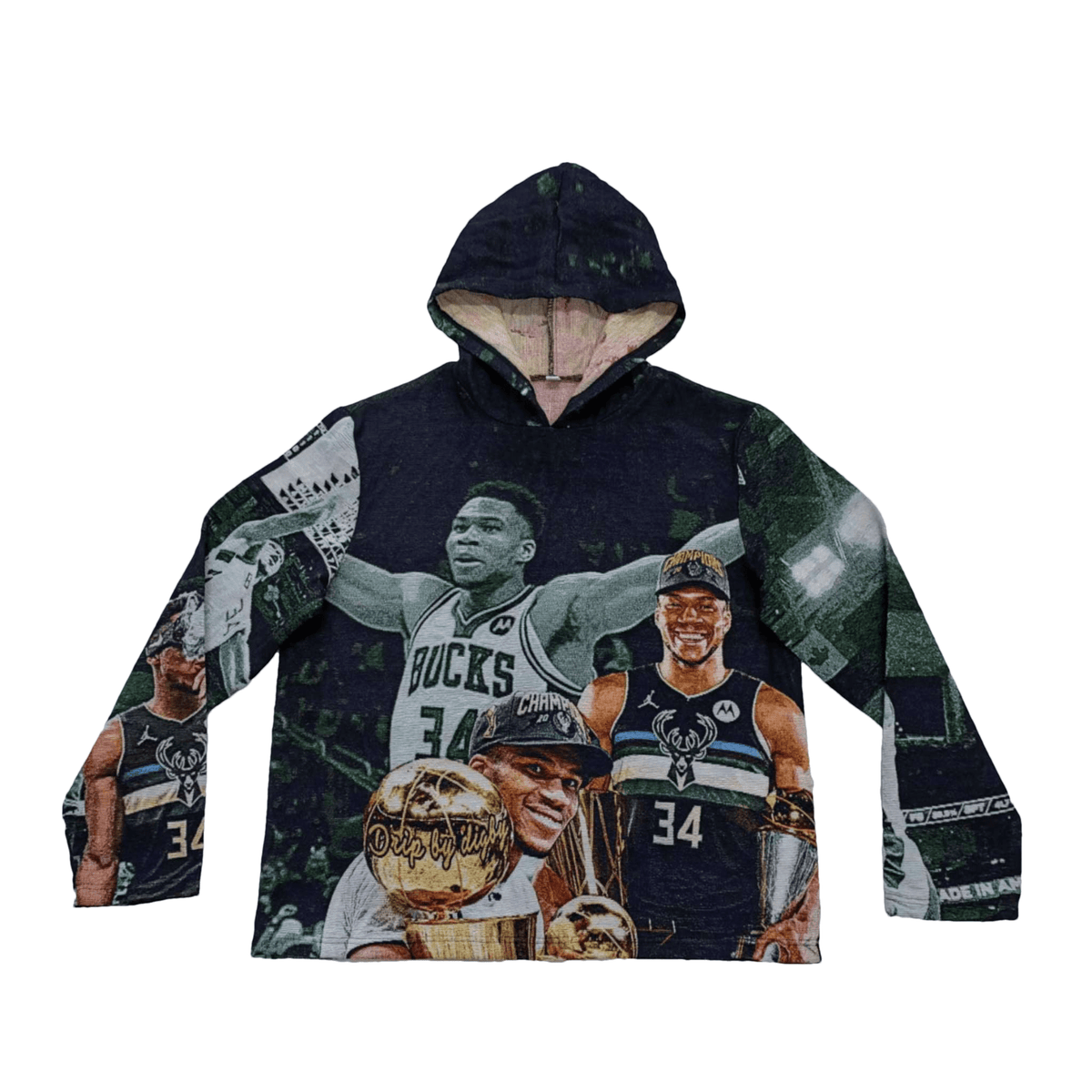 RDMCLOTHINGART tapestry hoodie Giannis Tapestry