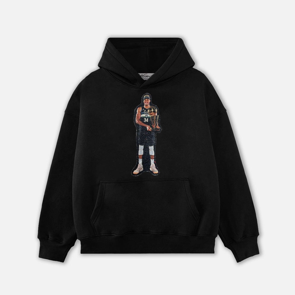 RDMCLOTHINGART tapestry hoodie GIANNIS TAPESTRY PATCH HOODIE-9030