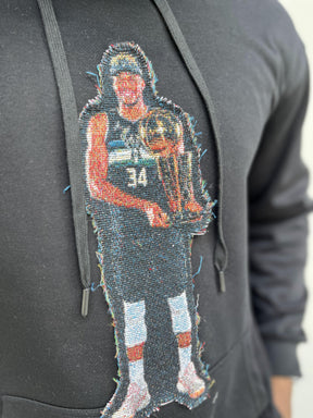 RDMCLOTHINGART tapestry hoodie GIANNIS TAPESTRY PATCH HOODIE-9030