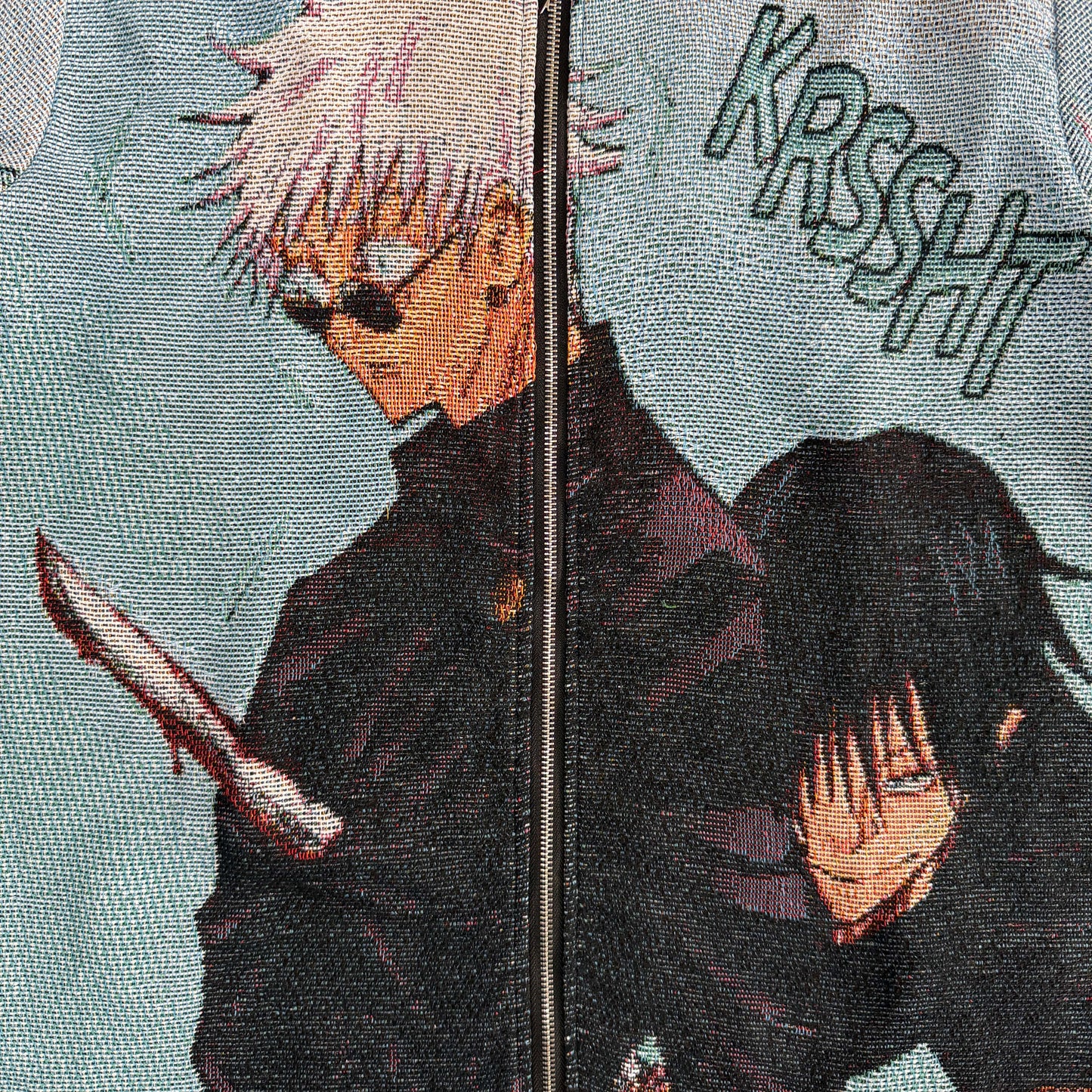 RDMCLOTHINGART tapestry hoodie GOJO VS TOJI TAPESTRY TEE-98327