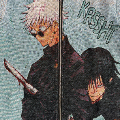 RDMCLOTHINGART tapestry hoodie GOJO VS TOJI TAPESTRY TEE-98327