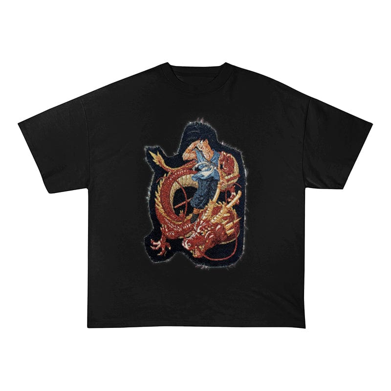 RDMCLOTHINGART tapestry hoodie Goku Red Dragon-8152