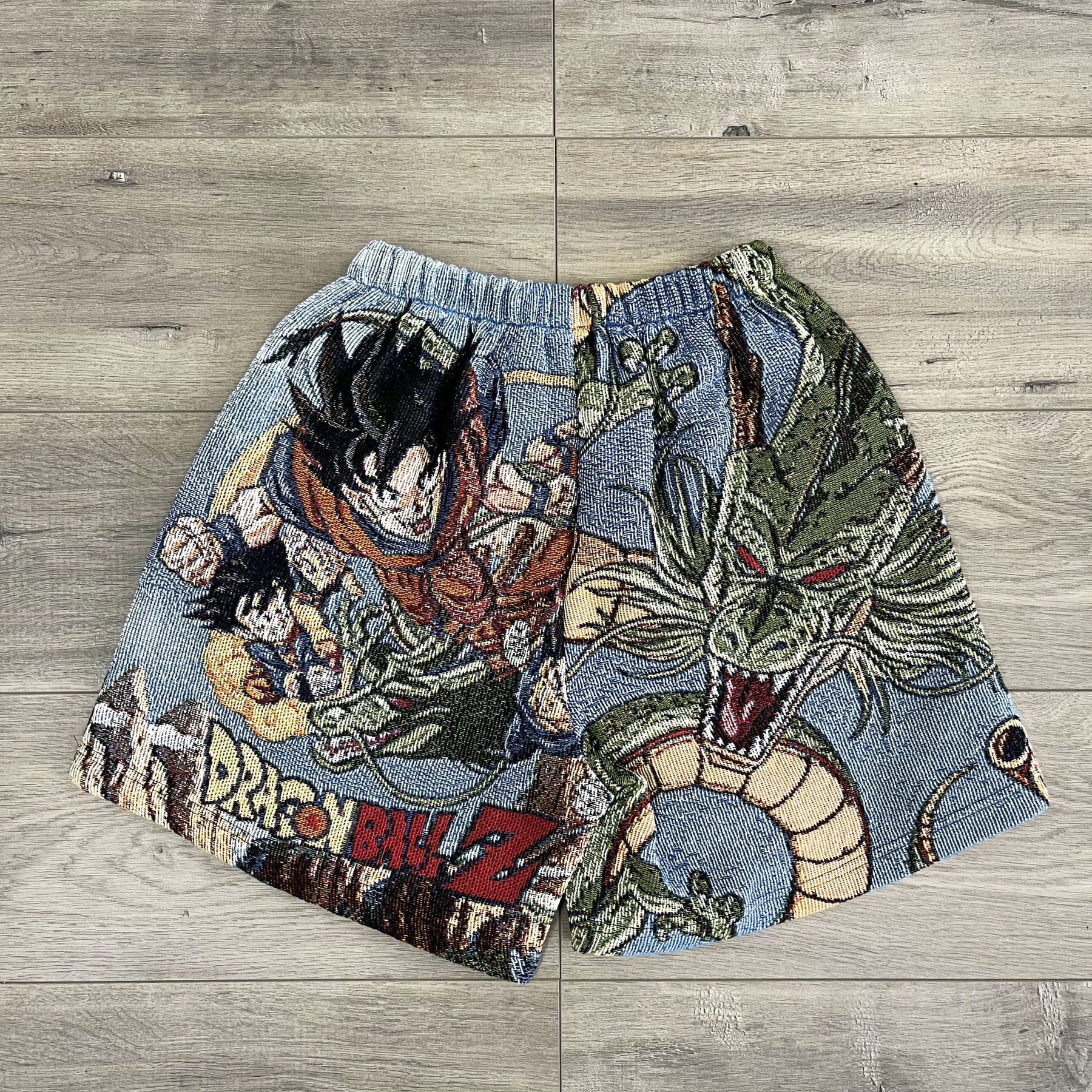 RDMCLOTHINGART tapestry hoodie GOKU SHORTS