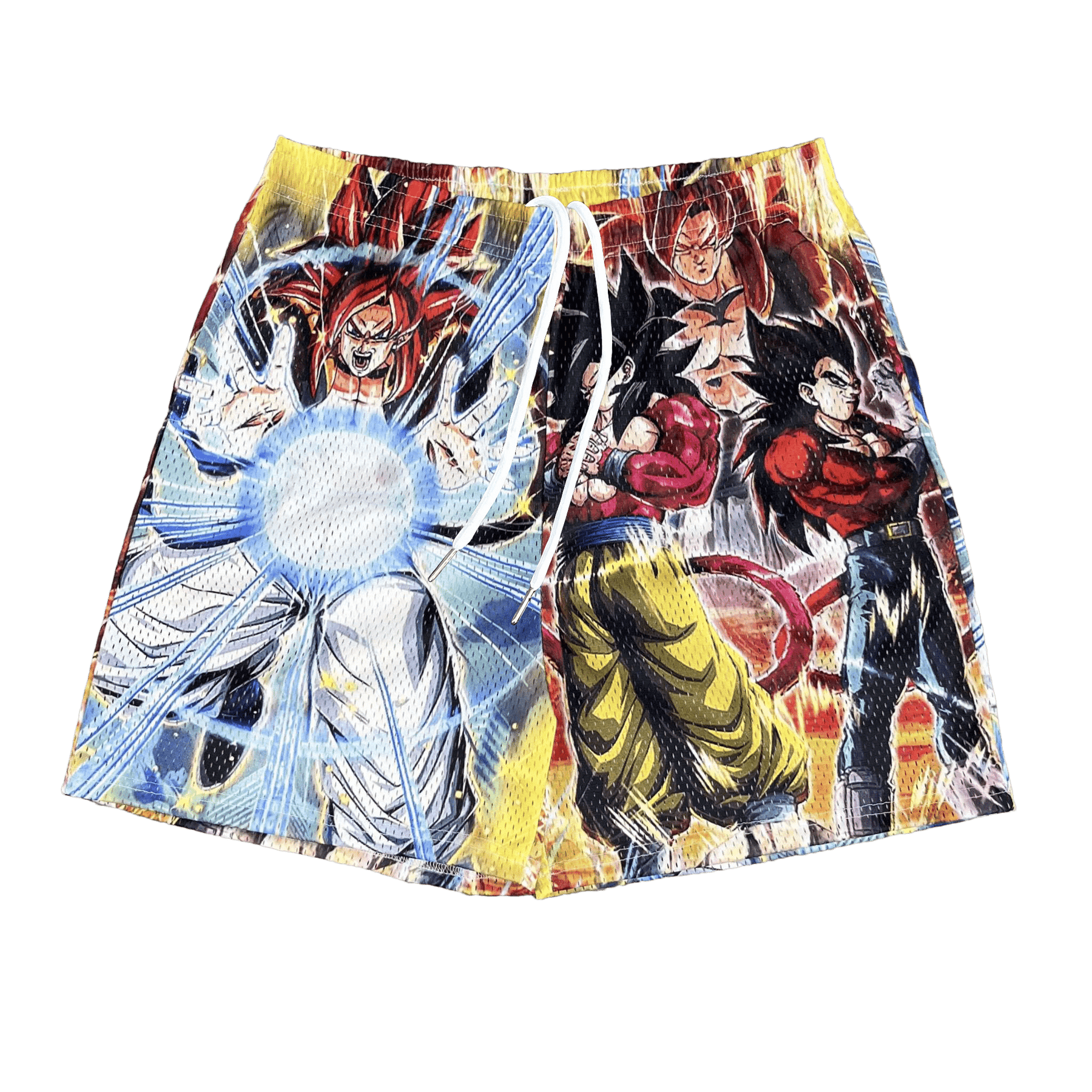 RDMCLOTHINGART tapestry hoodie GOKU&VEGETA MESH SHORTS-8664