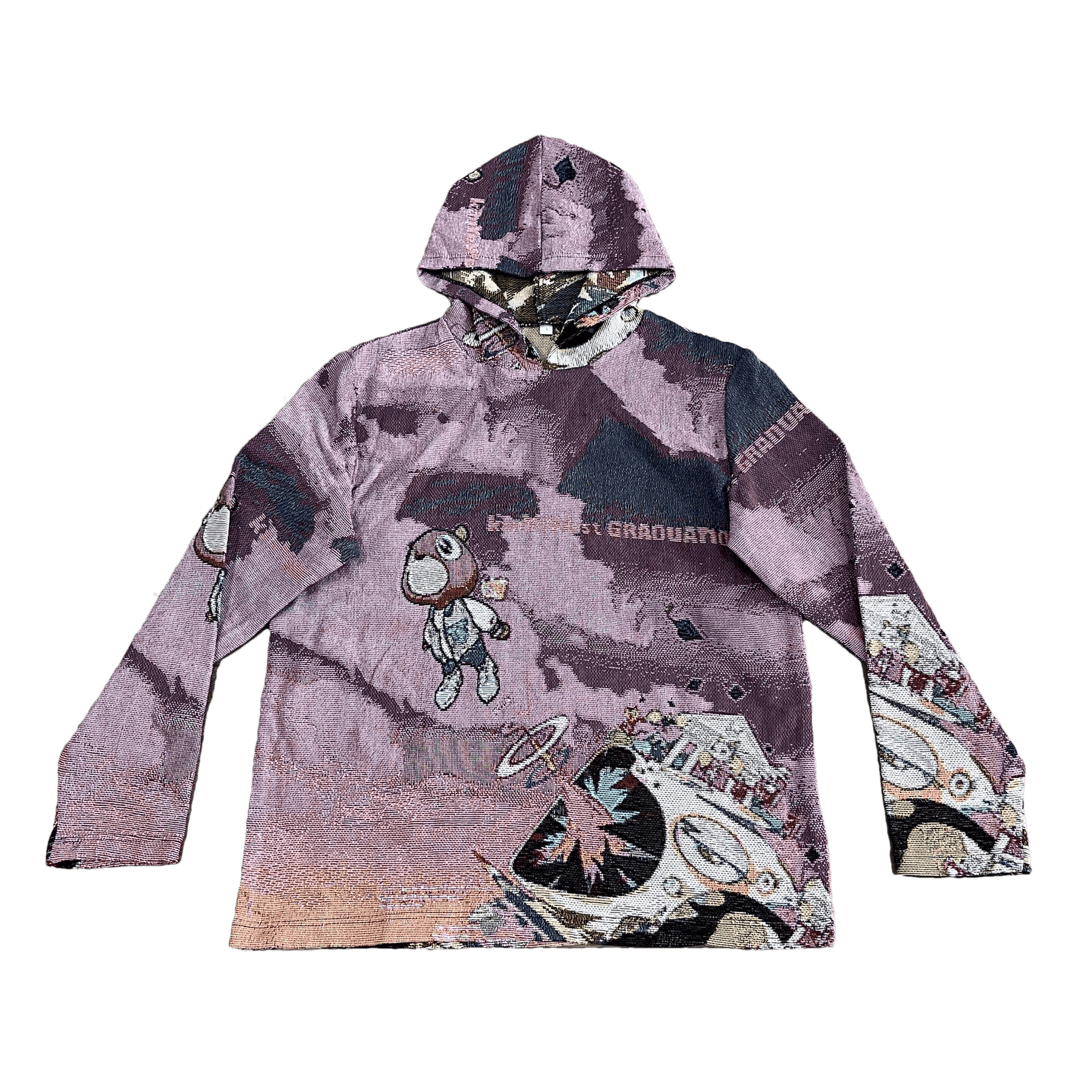 RDMCLOTHINGART tapestry hoodie GRADUATION TAPESTRY HOODIE