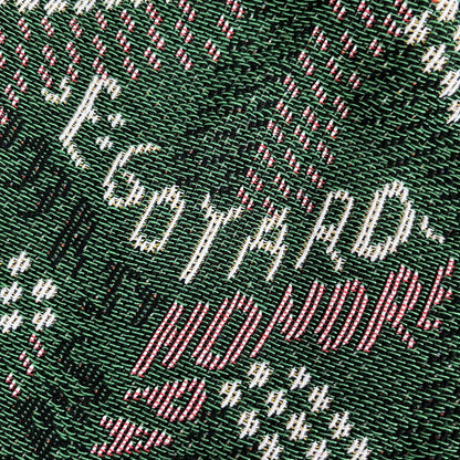 GREEN GY TAPESTRY SHORTS - RDMCLOTHINGART
