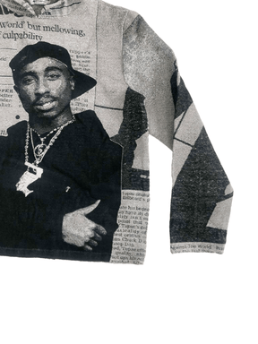 RDMCLOTHINGART tapestry hoodie GREY 2PAC TAPESTRY