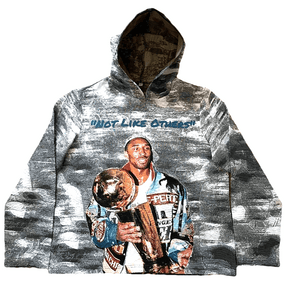 RDMCLOTHINGART tapestry hoodie GREY CHAMPIONSHIP TAPESTRY