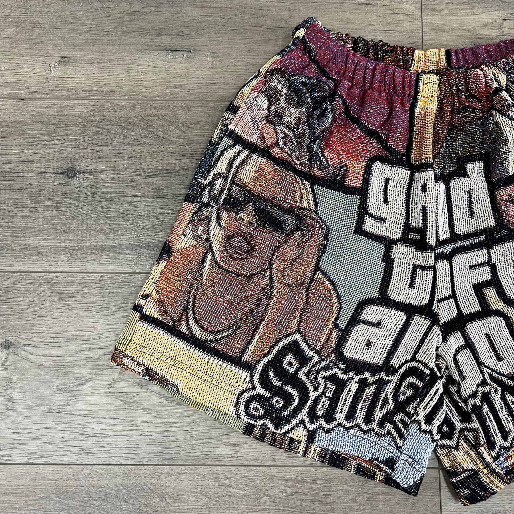 RDMCLOTHINGART tapestry hoodie GTA SHORTS