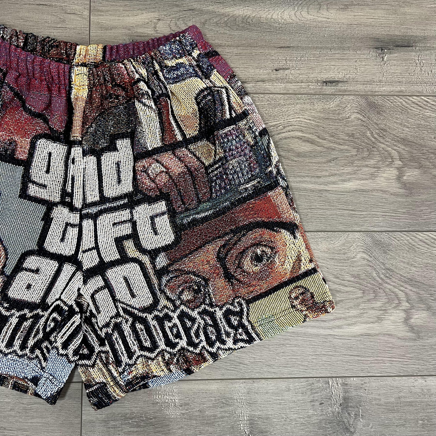 RDMCLOTHINGART tapestry hoodie GTA SHORTS