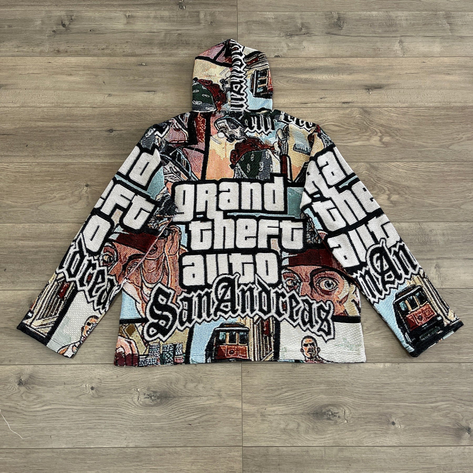 RDMCLOTHINGART tapestry hoodie GTA TAPESTRY HOODIE