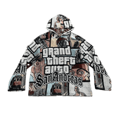 RDMCLOTHINGART tapestry hoodie GTA TAPESTRY HOODIE