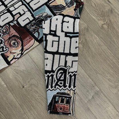 RDMCLOTHINGART tapestry hoodie GTA TAPESTRY JACKET