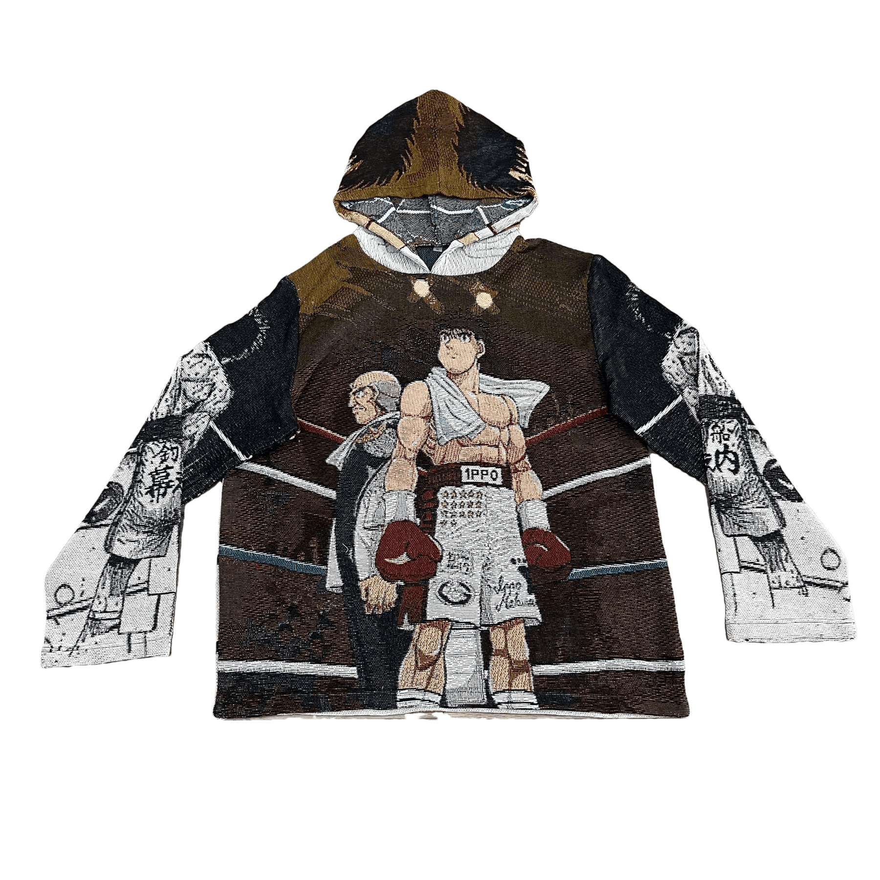 RDMCLOTHINGART tapestry hoodie HAJIME NO IPPO TAPESTRY HOODIE