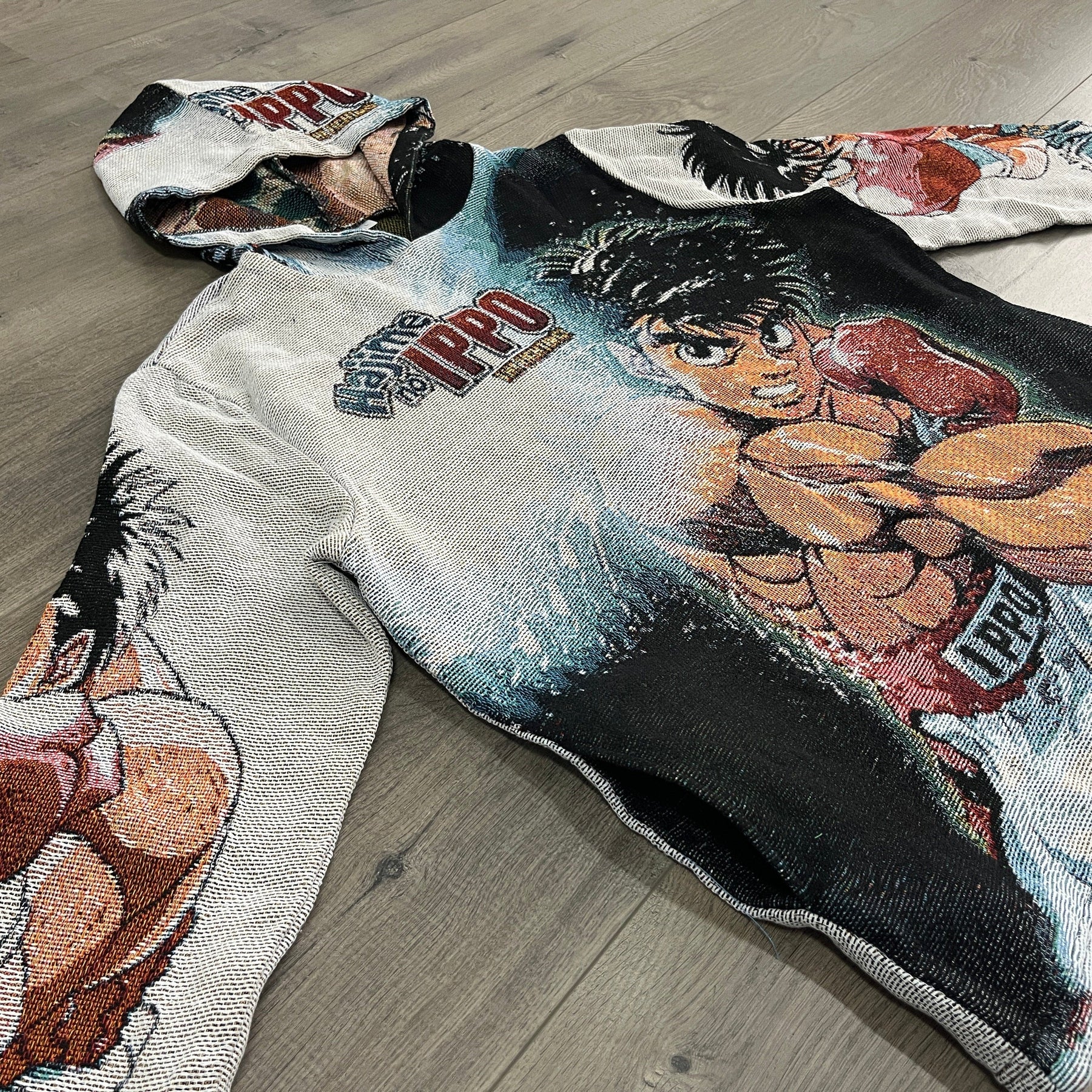 RDMCLOTHINGART tapestry hoodie HAJIME NO IPPO V2 TAPESTRY HOODIE