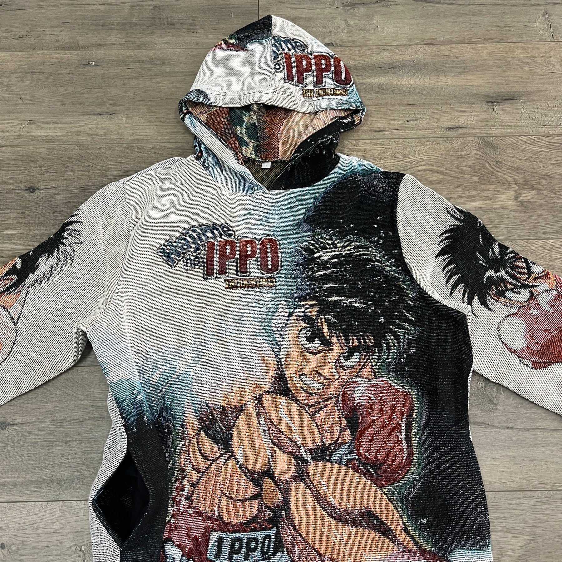 RDMCLOTHINGART tapestry hoodie HAJIME NO IPPO V2 TAPESTRY HOODIE