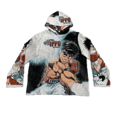 RDMCLOTHINGART tapestry hoodie HAJIME NO IPPO V2 TAPESTRY HOODIE