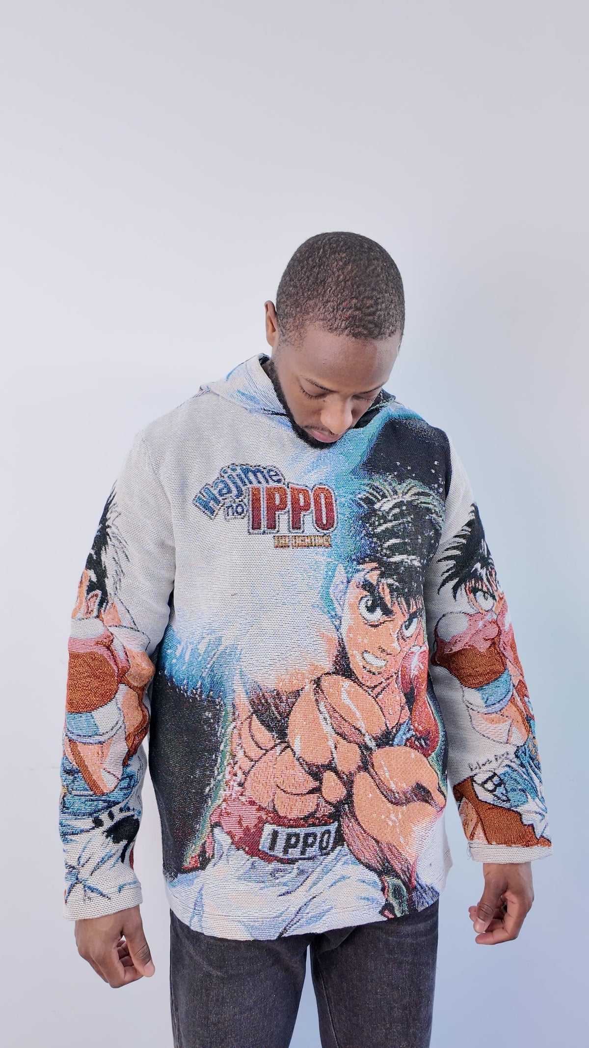 RDMCLOTHINGART tapestry hoodie HAJIME NO IPPO V2 TAPESTRY HOODIE