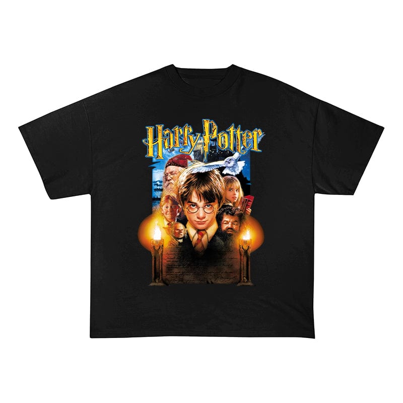 RDMCLOTHINGART tapestry hoodie HARRY POTTER HEAVY COTTON TEES-8250