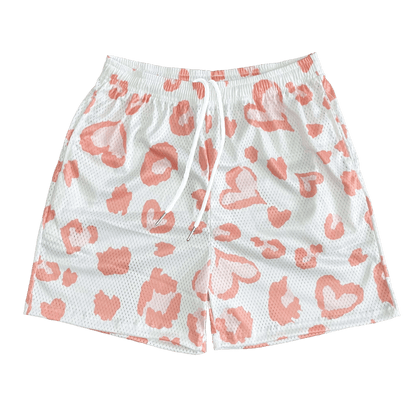 HEART MESH SHORTS-8618 - RDMCLOTHINGART