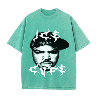 RDMCLOTHINGART tapestry hoodie ICE CUBE HEAVY WEIGHT COTTON TEE-8879