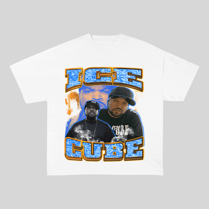 RDMCLOTHINGART tapestry hoodie ICE CUBE HEAVY WEIGHT COTTON TEE-9126