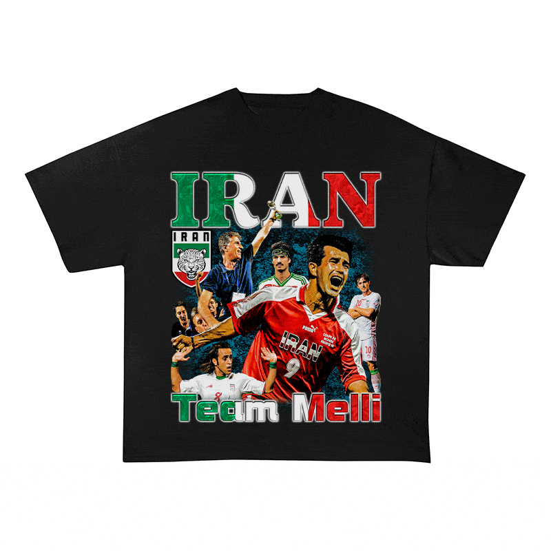 RDMCLOTHINGART tapestry hoodie IRAN HEAVY WEIGHT COTTON TEE-8960