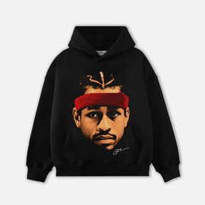 RDMCLOTHINGART tapestry hoodie IVERSON HEAD HOODIE-1010