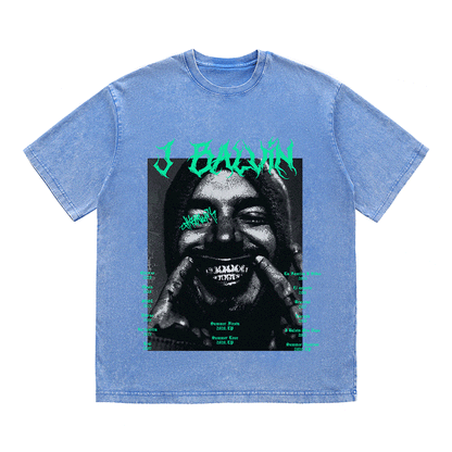 RDMCLOTHINGART tapestry hoodie J BALVIN HEAVY WEIGHT COTTON TEE-8880