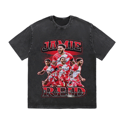 RDMCLOTHINGART tapestry hoodie JAMIE RED HEAVY WEIGHT COTTON TEE-8961
