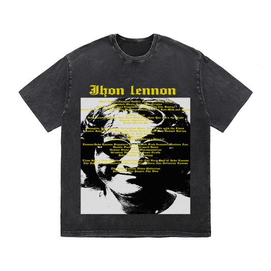 JHON LENNON HEAVY WEIGHT COTTON TEE-8935