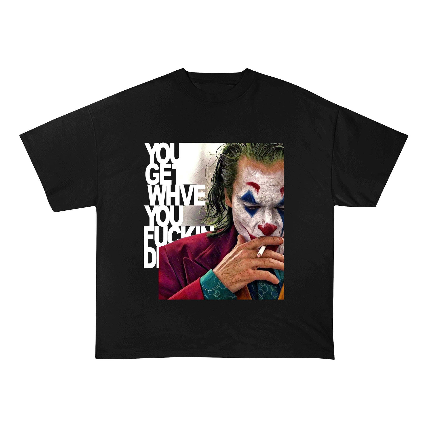 RDMCLOTHINGART tapestry hoodie JOKER HEAVY COTTON TEES-8222