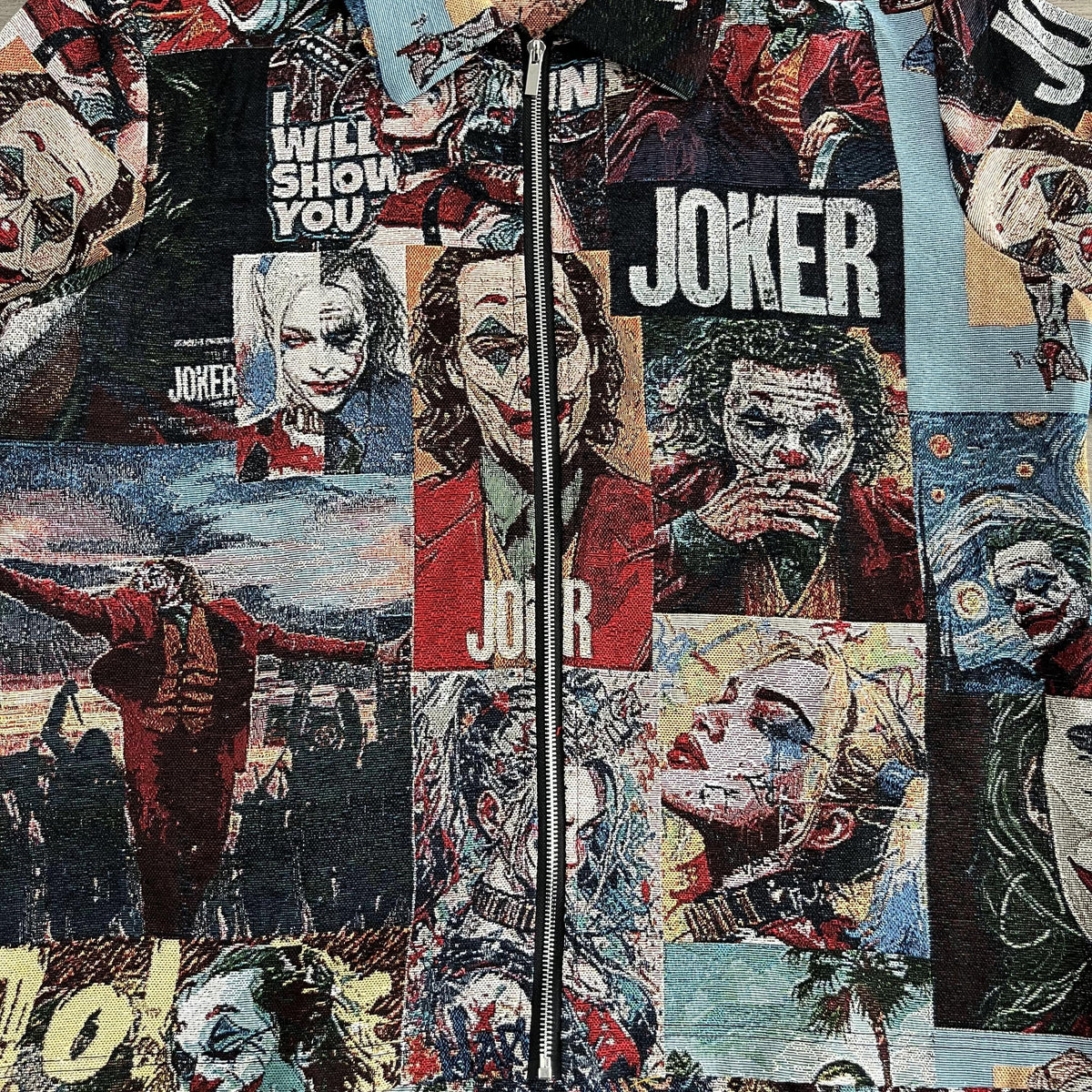 RDMCLOTHINGART tapestry hoodie JOKER&QUINN TAPESTRY JACKET