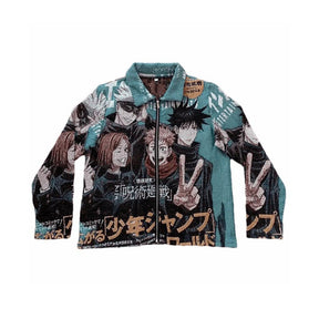 RDMCLOTHINGART tapestry hoodie Jujutsu Kaisen Tapestry Jacket