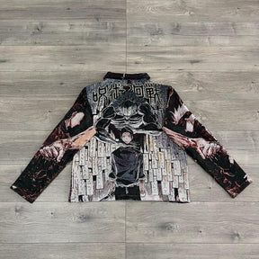 RDMCLOTHINGART tapestry hoodie JUJUTSUKAISEN TAPESTRY JACKET