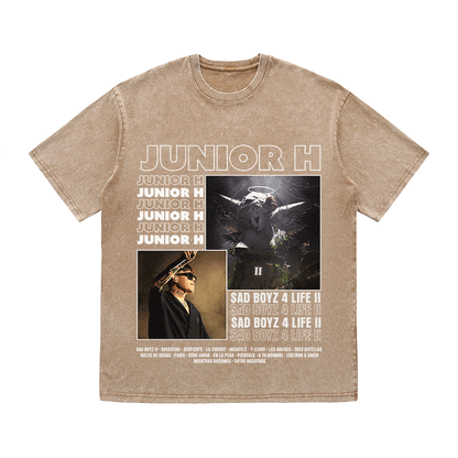 RDMCLOTHINGART tapestry hoodie JUNIOR HEAVY WEIGHT COTTON TEE-9001