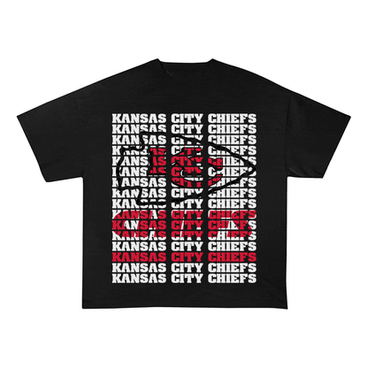 RDMCLOTHINGART tapestry hoodie KANSAS CITY CHIEFS2 HEAVY WEIGHT COTTON TEE-9187